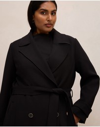 Forever New Curve - Remi Curve Buttoned Trench Coat