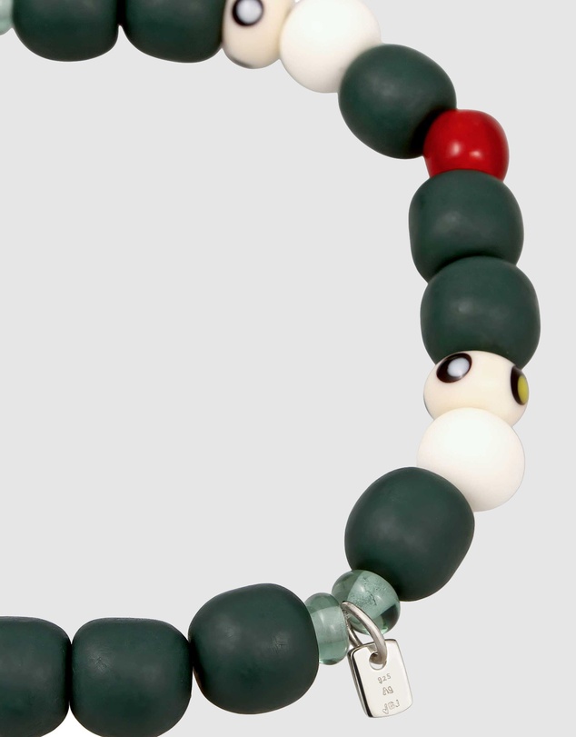 Kuzzoi - ICONIC EXCLUSIVE - Mixed Bead Bracelet with Evil Eye and Smiling Face