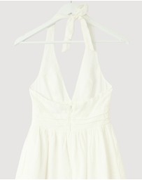 Revibe - Repaired Minima Esenciales Thalia Halter Midi Dress - AU 6