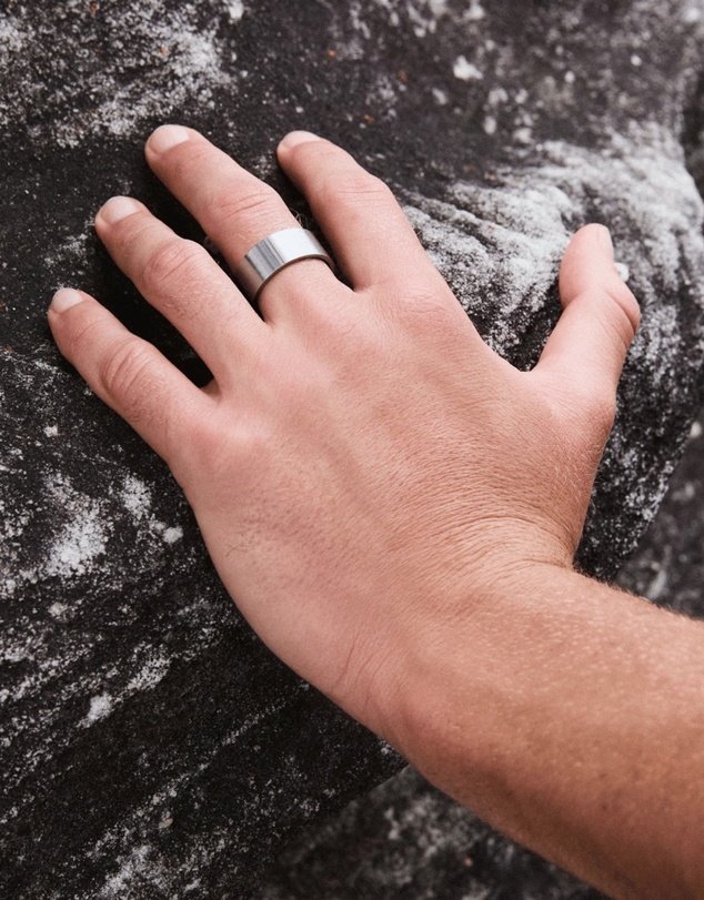 Najo - Ash Men's Steel Ring