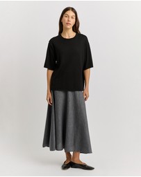 Toorallie - Extrafine Relaxed Knit Tee
