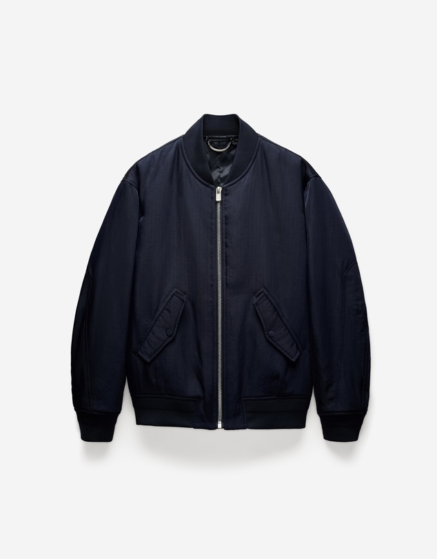 Calibre - Padded Nylon Bomber Jacket Navy