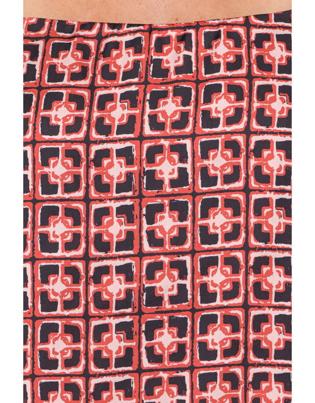 Petal & Pup - Lexi Top - Red Geometric
