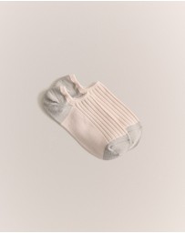 Trenery - Low Cut Rib Sock in Birch