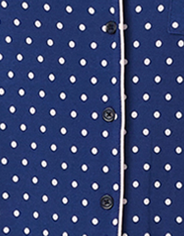 Kate Spade - Printed Modal Button Up Short Sleeve Short Pyjama Set