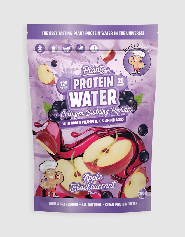 Macro Mike - Apple Blackcurrant Plant Protein Water - 300g