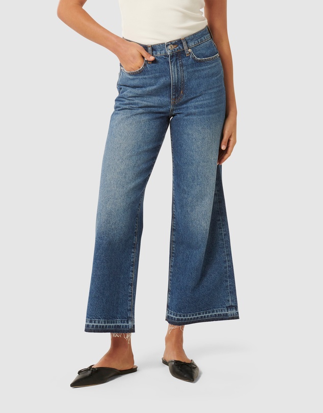 Forever New - Bea Wide Leg Crop Jeans