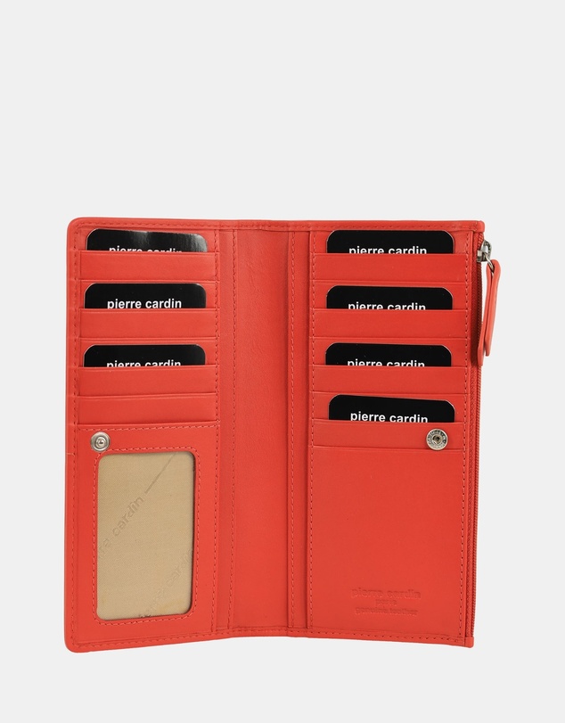 Pierre Cardin - Pierre Cardin Genuine Ladies Leather Bi-Fold Wallet