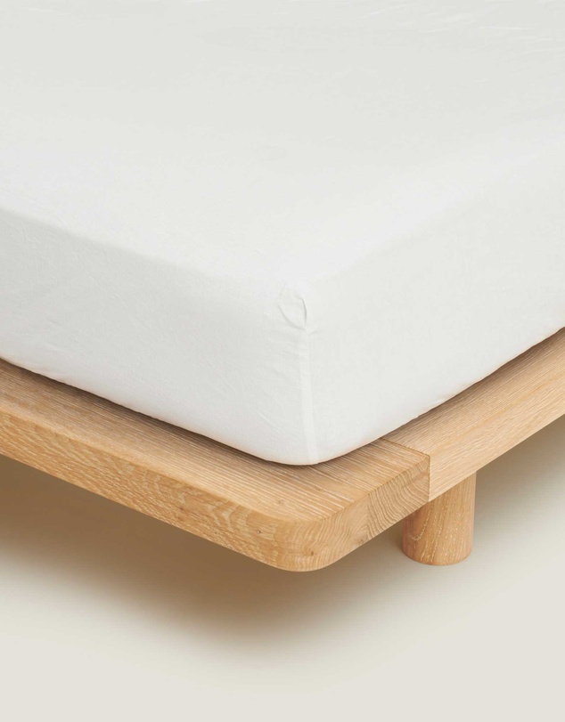 Carlotta + Gee - 100% Linen Fitted Sheet
