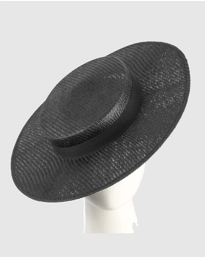 Max Alexander - Black Boater Hat