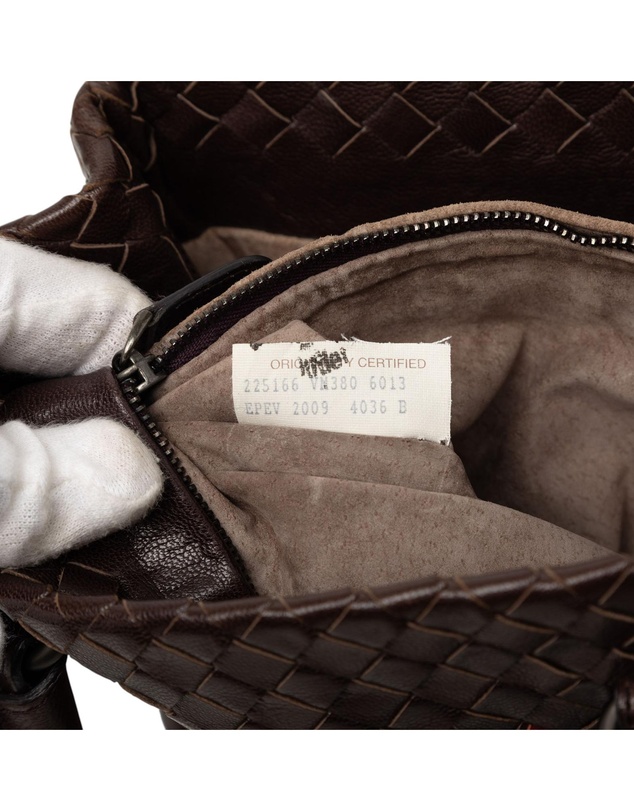 Pre-Loved by Azura Reborn - Pre-Loved Bicolor Nappa Intrecciato Bucket Bag