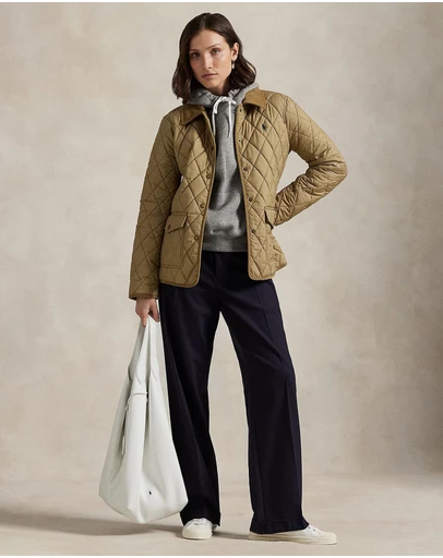 Polo Ralph Lauren - Corduroy-Trim Quilted Barn Jacket