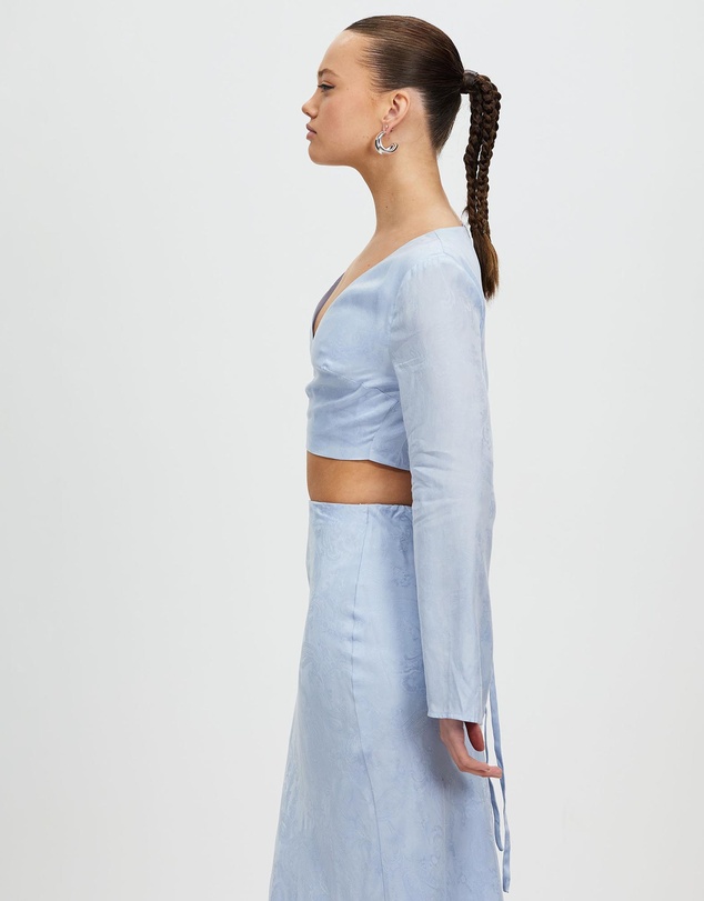 Third Form - Paisley Wrap Blouse
