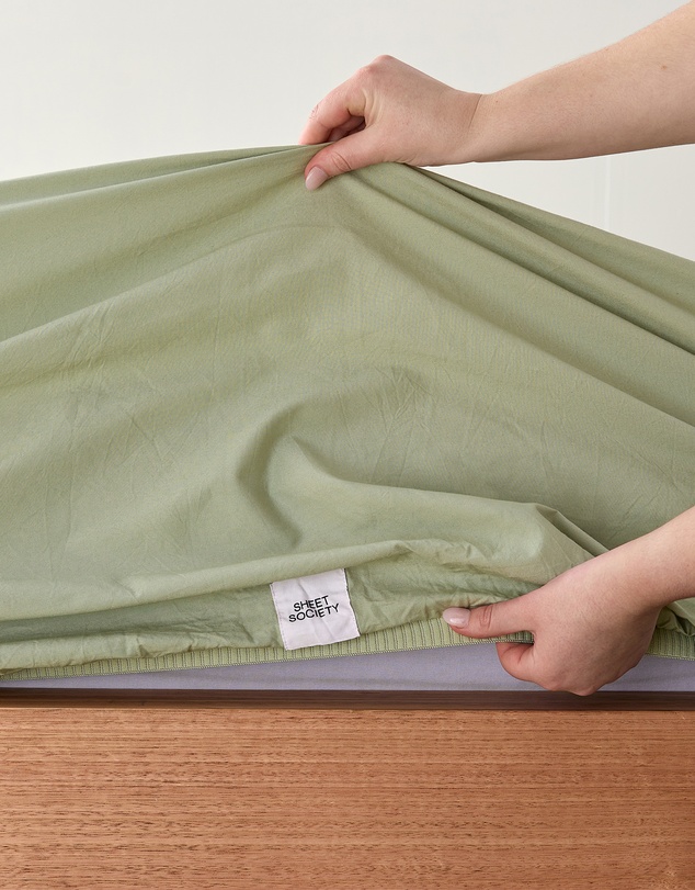 Sheet Society - Leo Washed Cotton Fitted Sheet Set