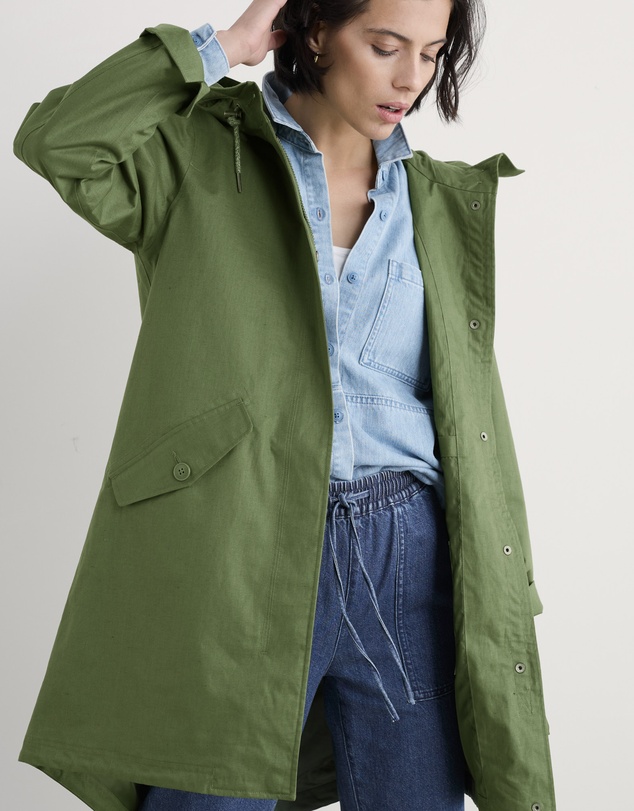 Seasalt - Seasalt Cornwall Green Seafaring Coat