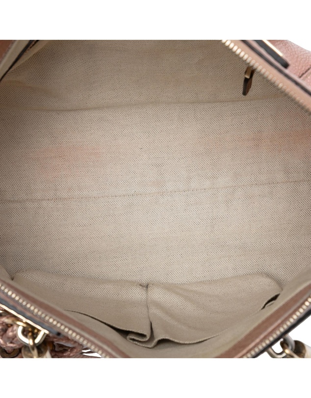 Pre-Loved by Azura Reborn - Pre-Loved Metallic Pebbled Calfskin Bella Satchel