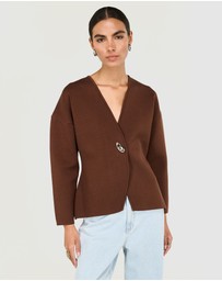 Staple the Label - Delphine Sculpted Cardigan