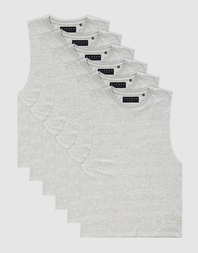 Xander - 6-Pack Blanc Tank