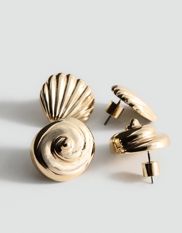 M.N.G - Shell Design Earring Pack