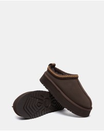 EVERAU - Australian Shepherd Ugg Tay Platform Cow Suede Upper House Shoes