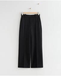 & Other Stories - Wide Press-Crease Trousers
