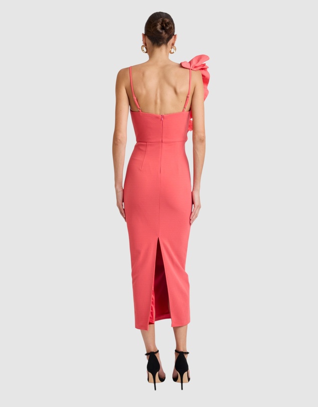 Romance by Honey and Beau - Trevia Shoulder Frill Dress