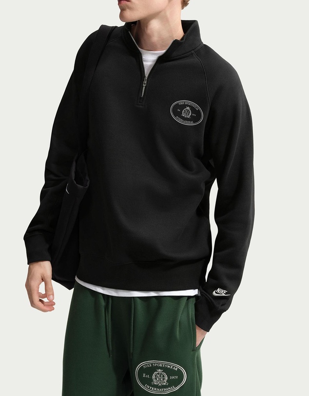 Nike - Sportswear Club 1/2-Zip Fleece Top