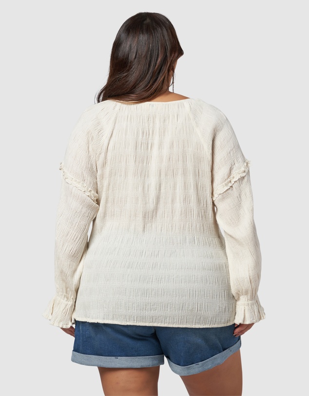 The Poetic Gypsy - Paros Textured Blouse