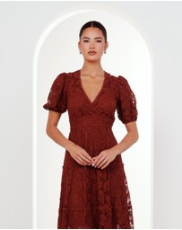 Pilgrim - Everett Puff Sleeve Maxi
