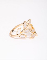 Lovisa - Gold Cats Eye Laurel Ring