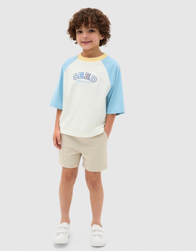 Seed Heritage - Raglan Logo Tee