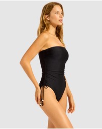 Seafolly - Palermo DD Drawstring Bandeau Onepiece