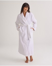 Love and Lustre - Pure Cotton Waffle Robe