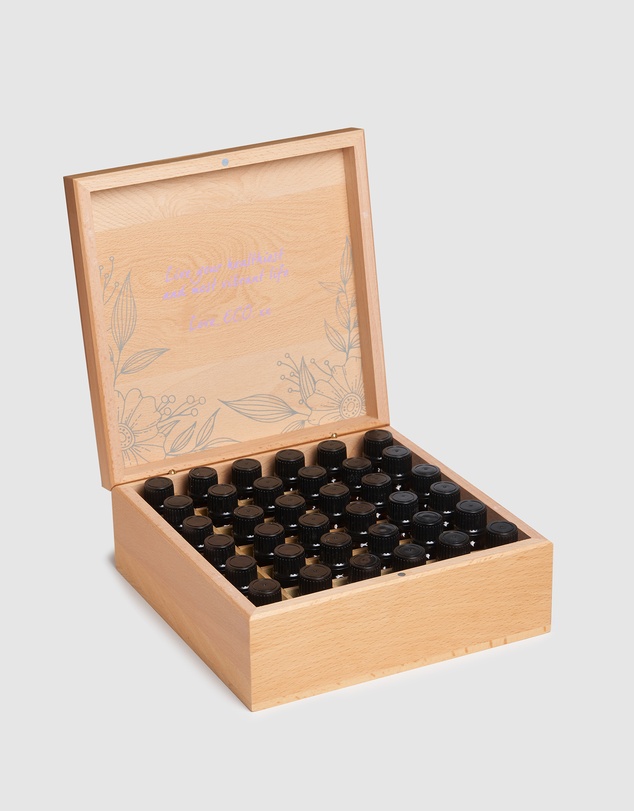 ECO. Modern Essentials - ECO. Wooden 36 Essential Oils Box