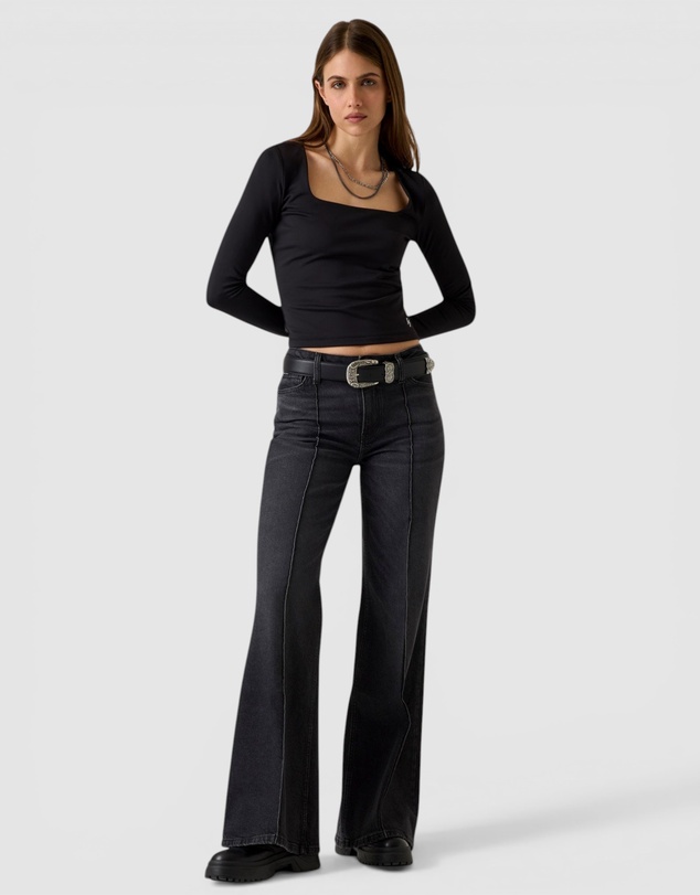 GUESS Jeans - GUESS JEANS High Rise Flare Jeans