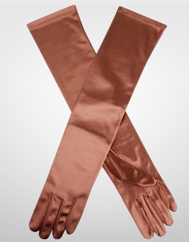 DENTS - Long Above Elbow Satin Gloves