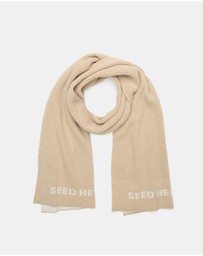 Seed Heritage - Rib Knit Logo Scarf