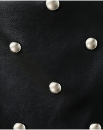 M.N.G - Studded Faux-Leather Skirt