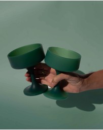 porter green - mecc | silicone unbreakable cocktail glasses