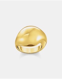 THOMAS SABO - Ring in organic drop-shape gold