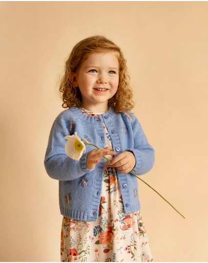Bebe by Minihaha - Wild Garden Hand Emb. Cardigan