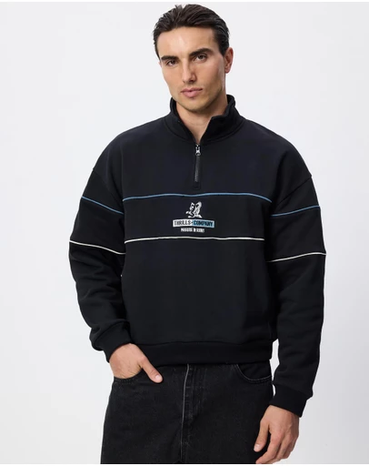 Thrills - Risen Quarter Zip Cropped Fleece