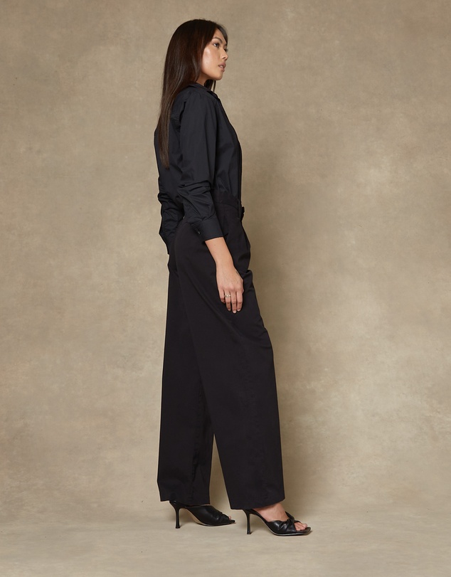 DRICOPER DENIM - Maya Black Wide Leg Pants