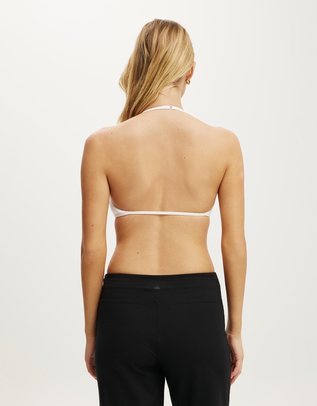 Cotton On Body Active - Ultra Soft Halter Open Back Crop