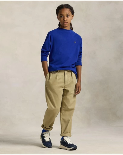 Polo Ralph Lauren - Cotton Jersey Long-Sleeve Tee - ICONIC EXCLUSIVE - Teens