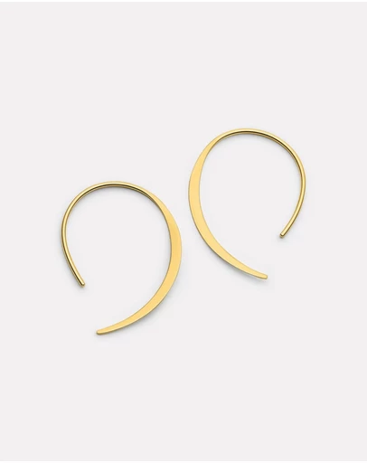 Najo - Arc Yellow Gold Earring