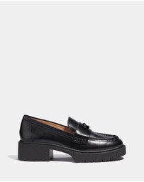 Coach - Leah Leather Loafers