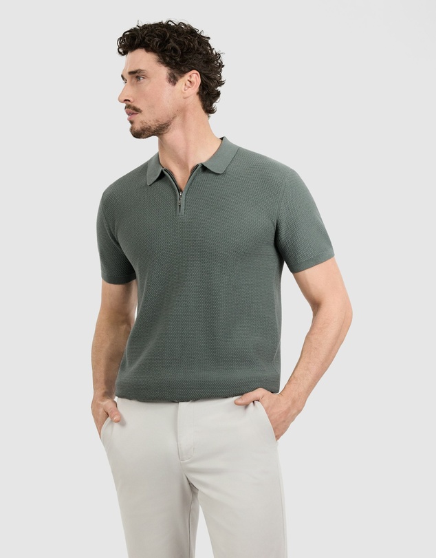 Tarocash - Omal Zip Knit Polo