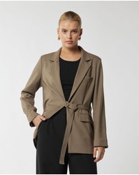 MVN - River Edge Belted Blazer