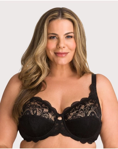 Ava & Audrey  - Ava & Audrey Lucille Lace Underwired Full Cup Bra